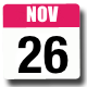 calendar icon showing 22nd Oct